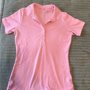 Nike Women's Pink Button Down Shirt